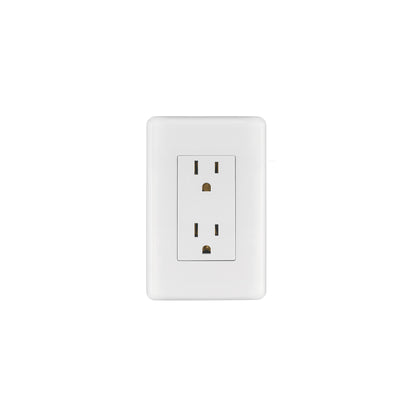 Contacto dúplex, 2 polos + tierra, Volteck Basic | CODO-B | 25076