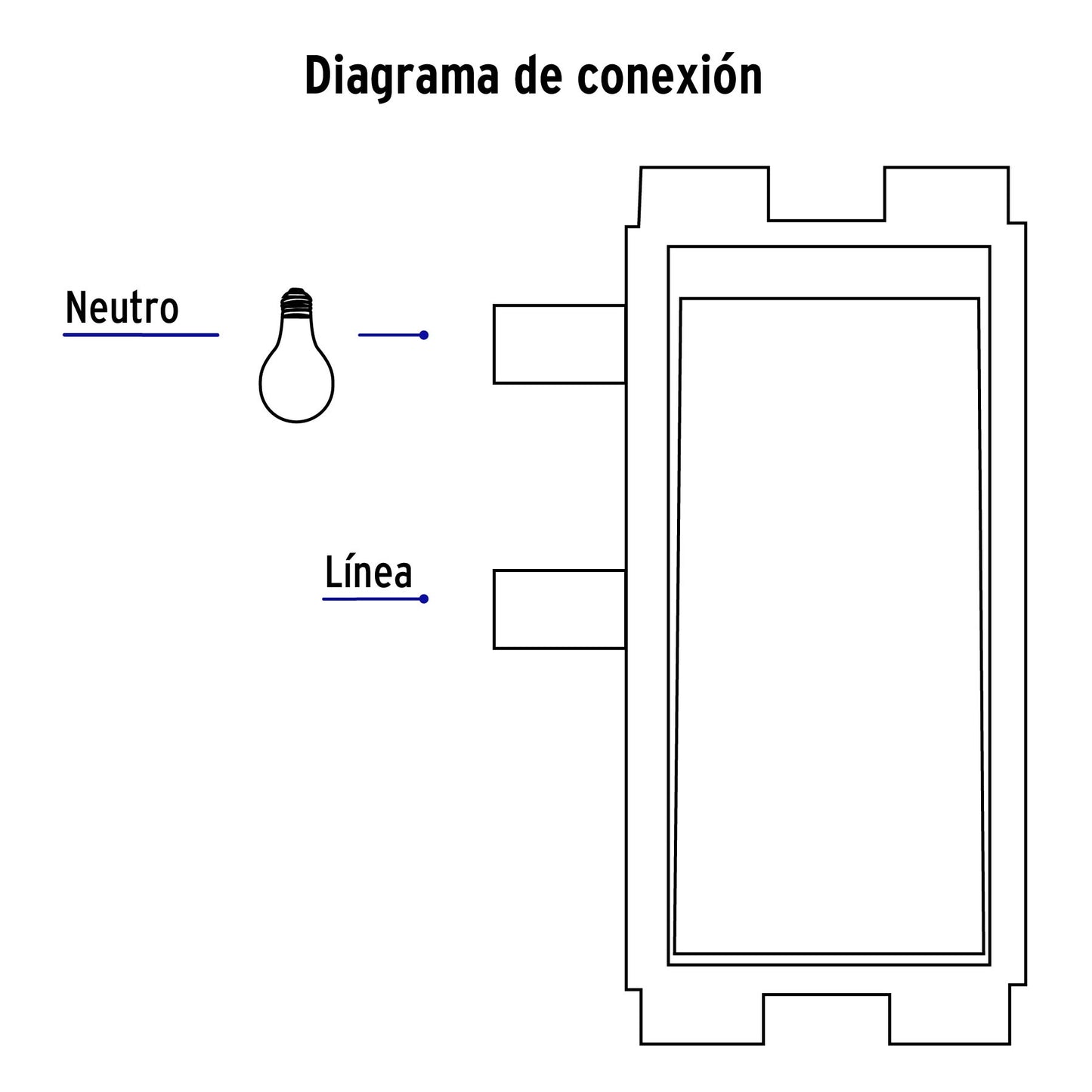 Placa armada con 3 interruptores sencillos, Volteck Basic | PA-APTR-B | 25083