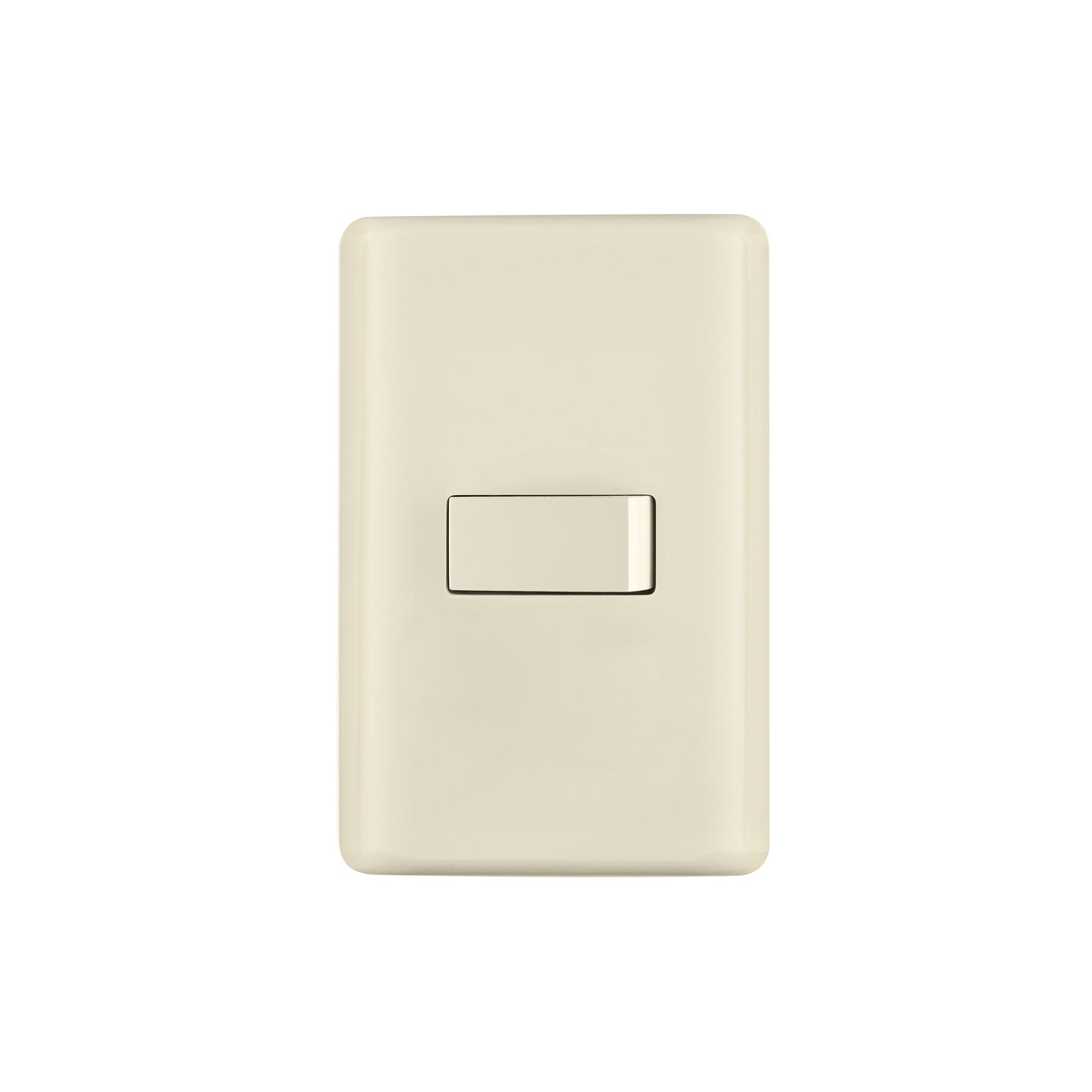 Placa armada 1 interruptor de escalera, marfil, Basic | PA-APSE-EBI | 26641