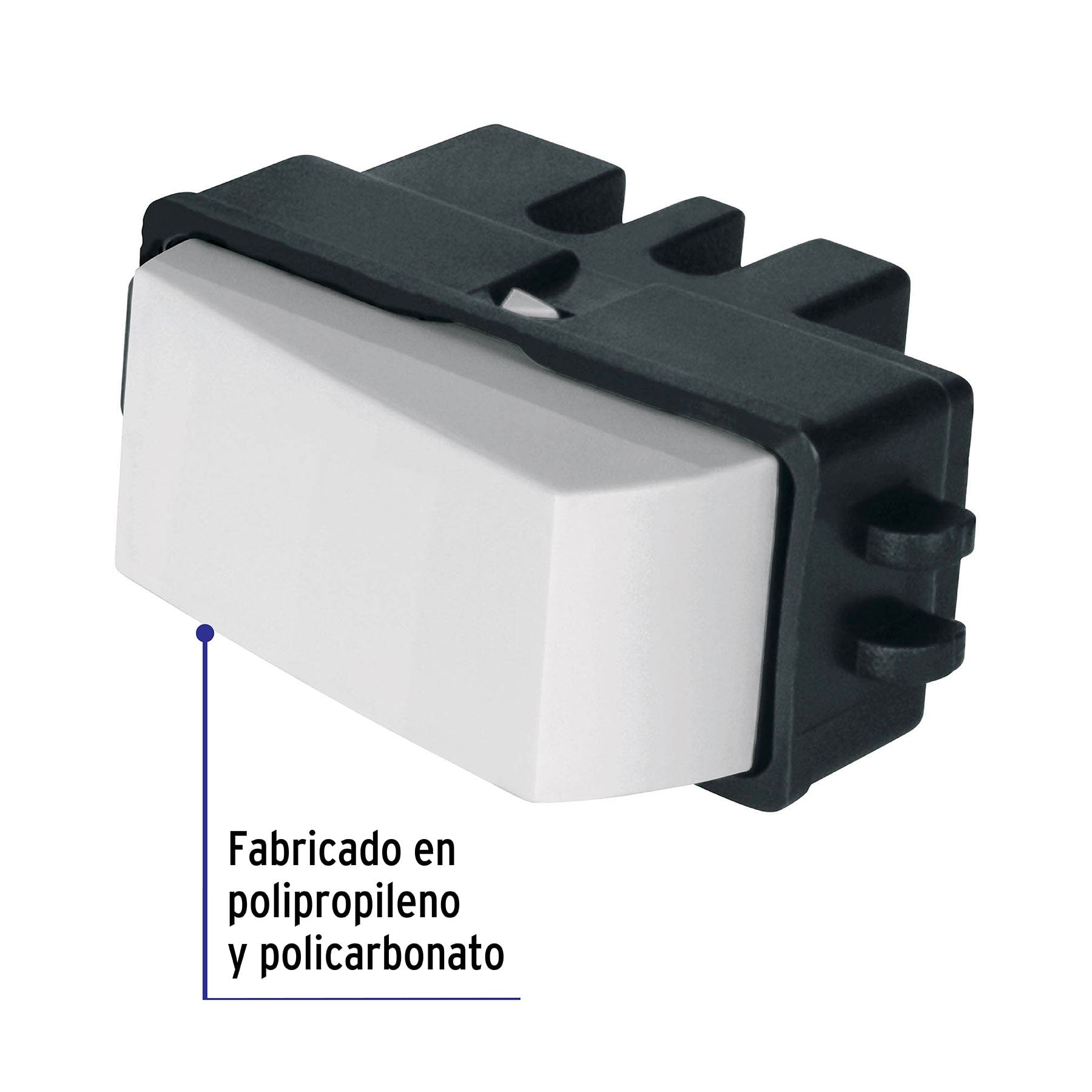 Interruptor de 3 vías, Volteck Basic | APSE-3B | 27109
