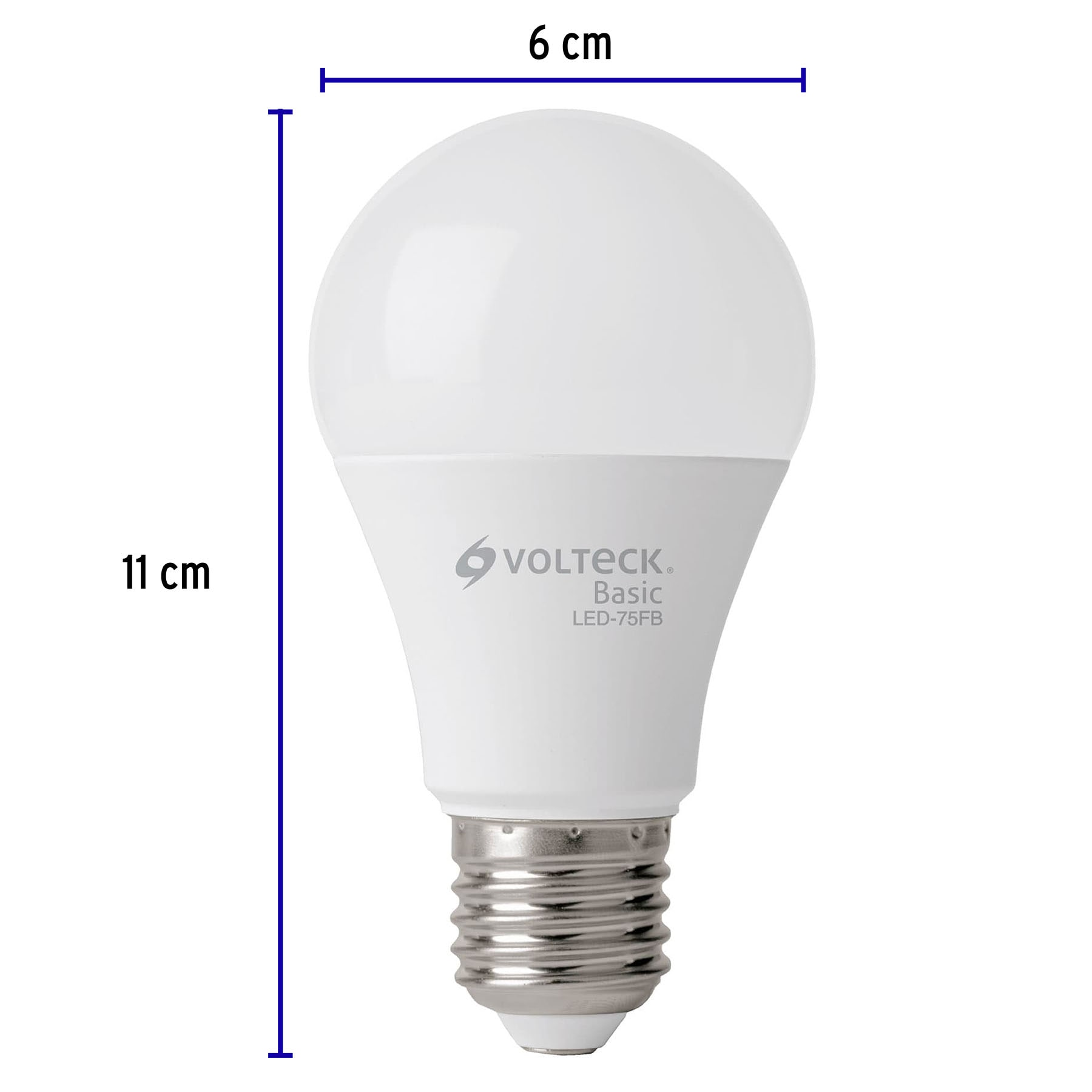 Lámpara LED A19 10 W (equiv. 75 W), luz de día, caja, Basic | LED-75FB | 28063