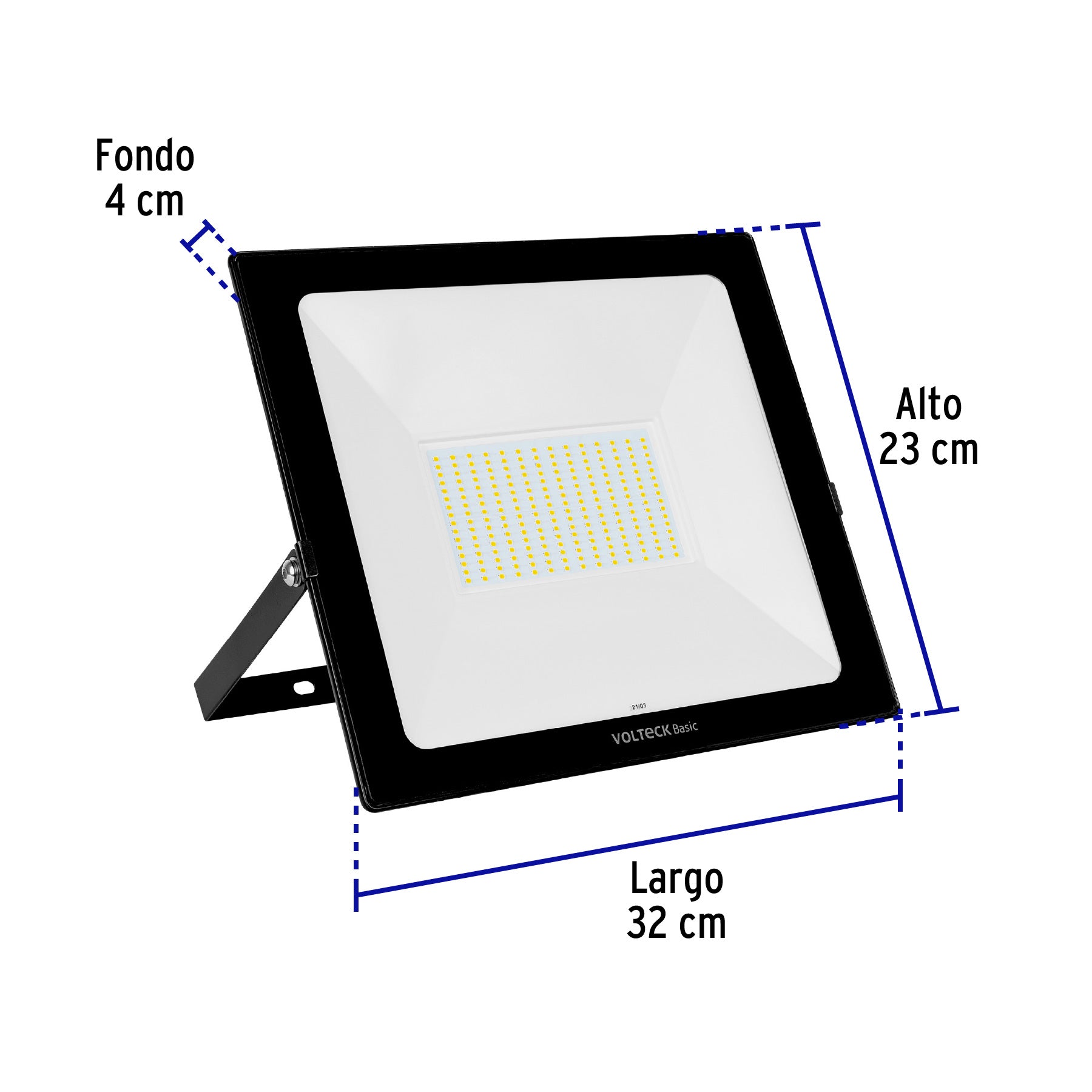 Reflector LED para exteriores 150W 3000K, VOLTECK BASIC | REF-405LC | 28094