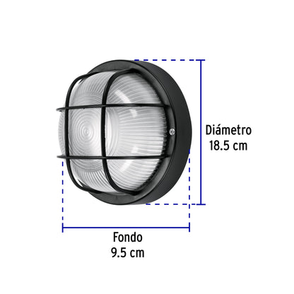 Arbotante decorativo cuerpo de ABS, lámpara no incluida | ARB-005S | 45217