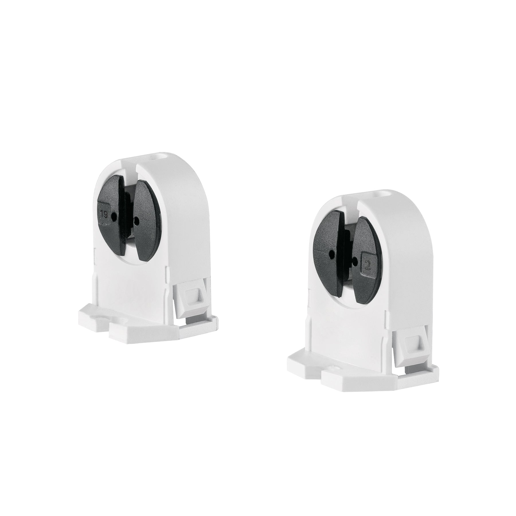 Bolsa 2 pz portalámparas p/tubo LED y fluorescente, base G5 | POPL-18 | 45391