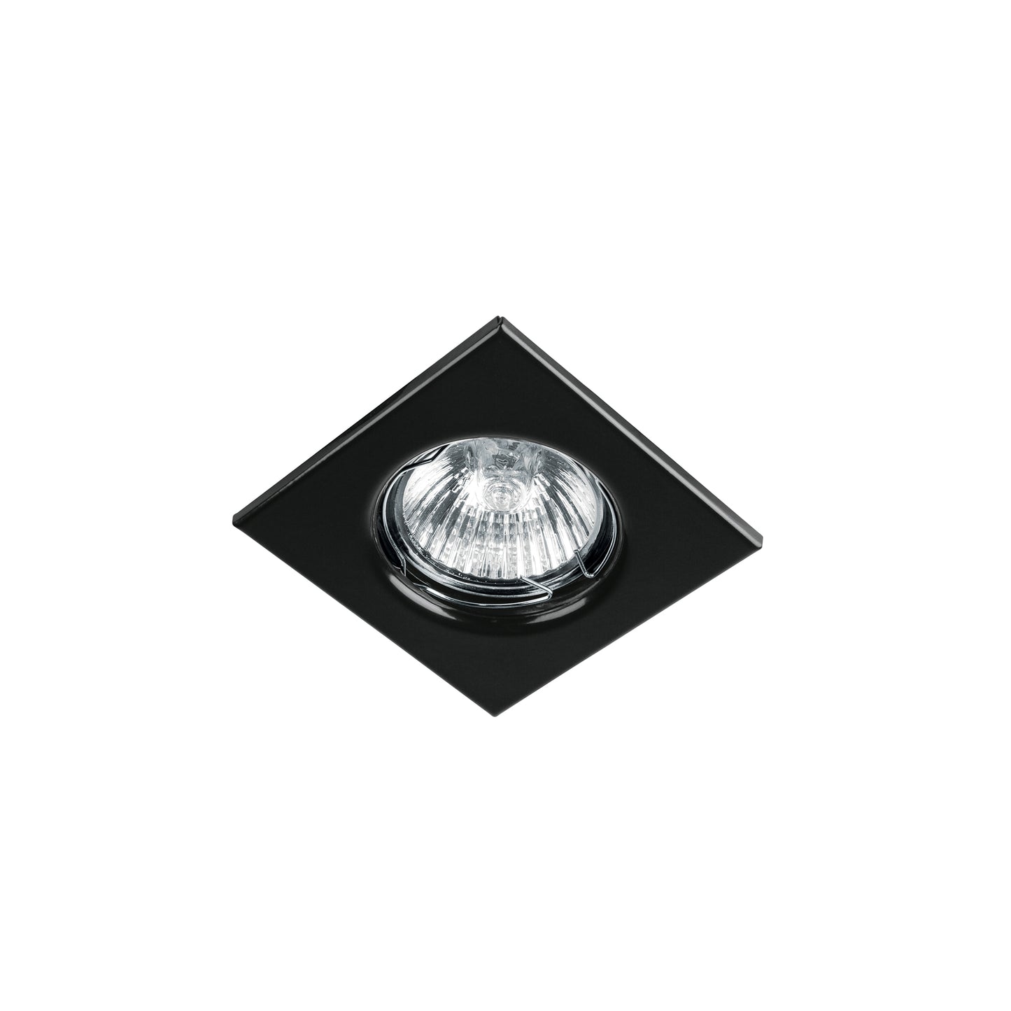 Luminario cuadrado negro spot fijo, lámpara no incluida | EMP-111S | 45567