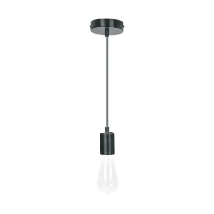 Socket colgante metálico, negro, VOLTECK | SOC-10NS | 45672