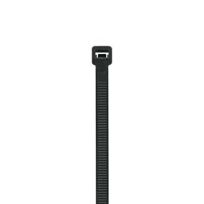 Bolsa con 10 cinchos plásticos 120 lb, 300 x 7.5 mm, negros | CIN-12030N | 45840