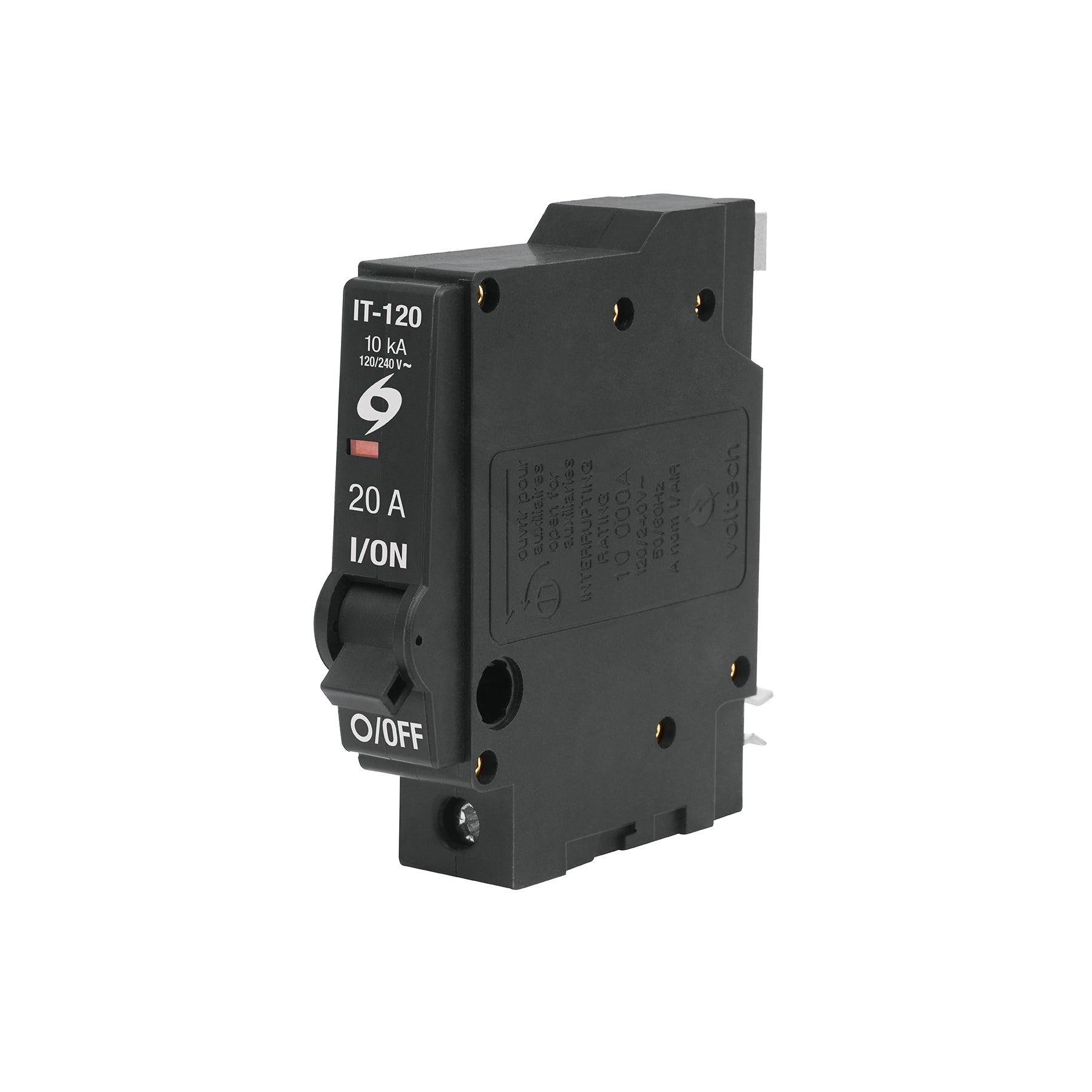 Interruptor de 1 polo 20A, enchufable, a granel, VOLTECK | IT-120G | 45872