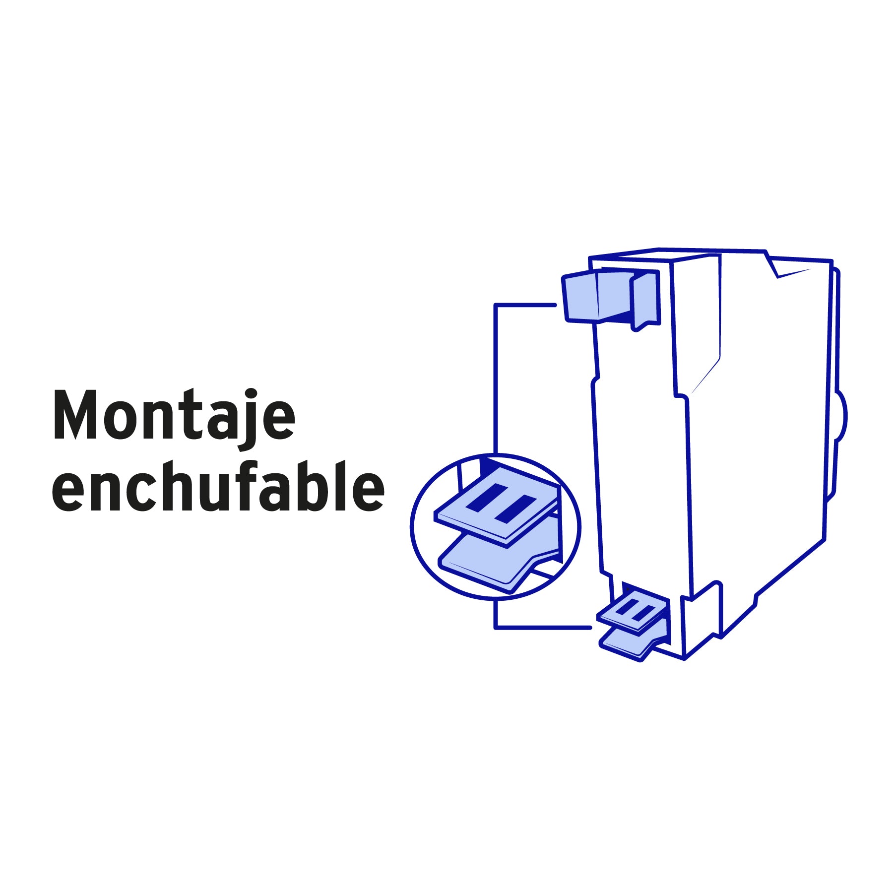 Interruptor de 1 polo 30A enchufable, a granel, VOLTECK | IT-130G | 45873