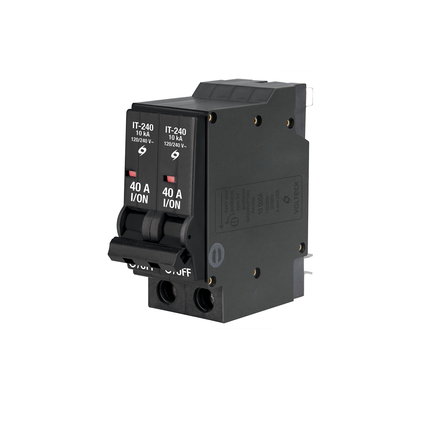 Interruptor de 2 polos 40A, enchufable, a granel, VOLTECK | IT-240G | 45879