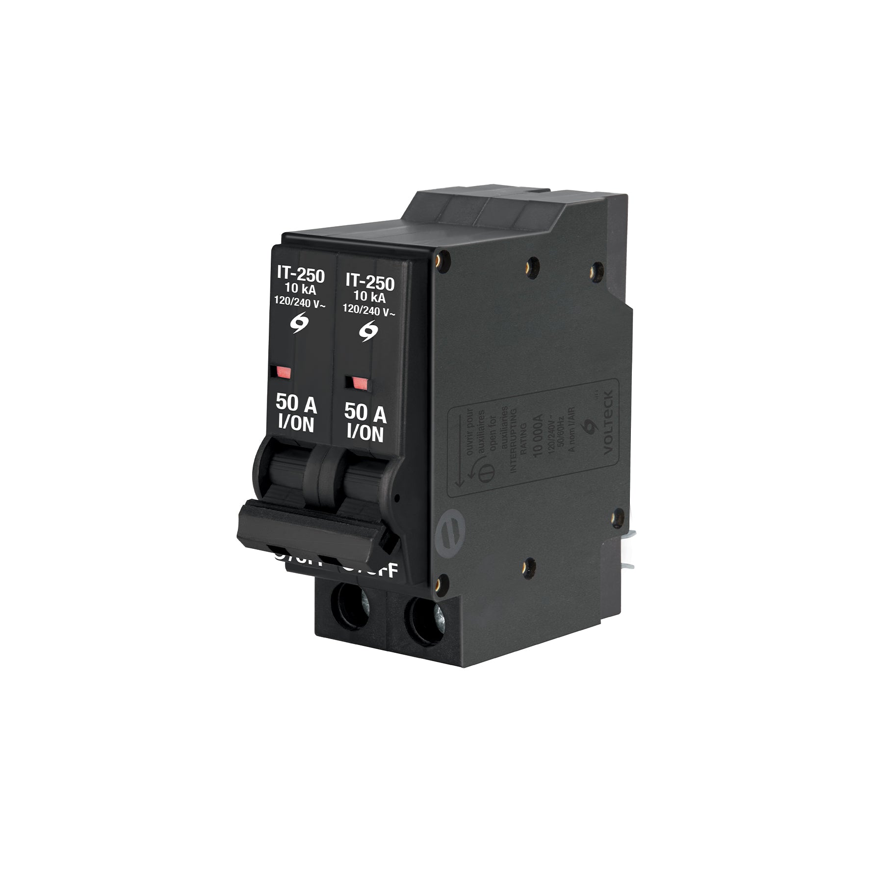 Interruptor de 2 polos 50A, enchufable, a granel, VOLTECK | IT-250G | 45880