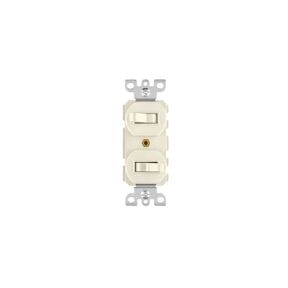 Interruptor dúplex de palanca, Standard, marfil, Volteck | APDO-S | 46002