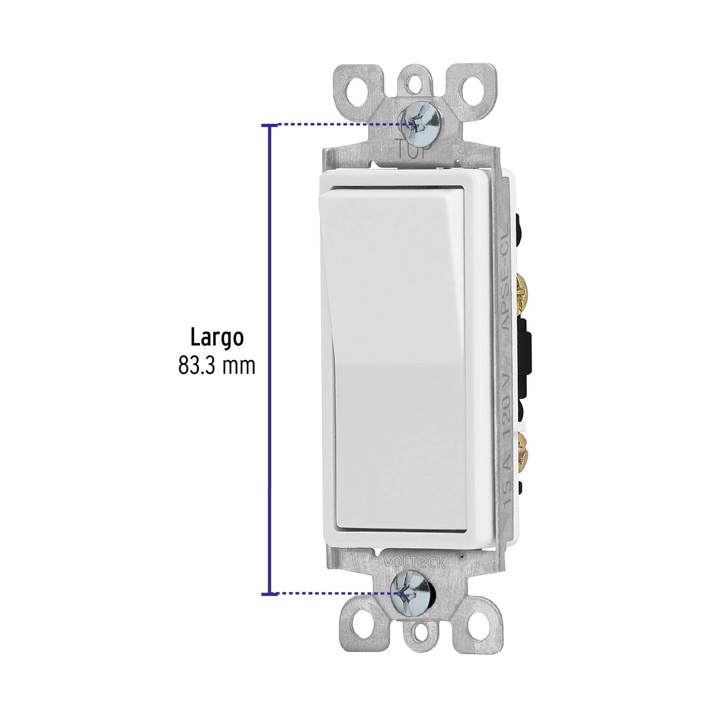 Interruptor sencillo, línea Classic, Volteck | APSE-CL | 46005