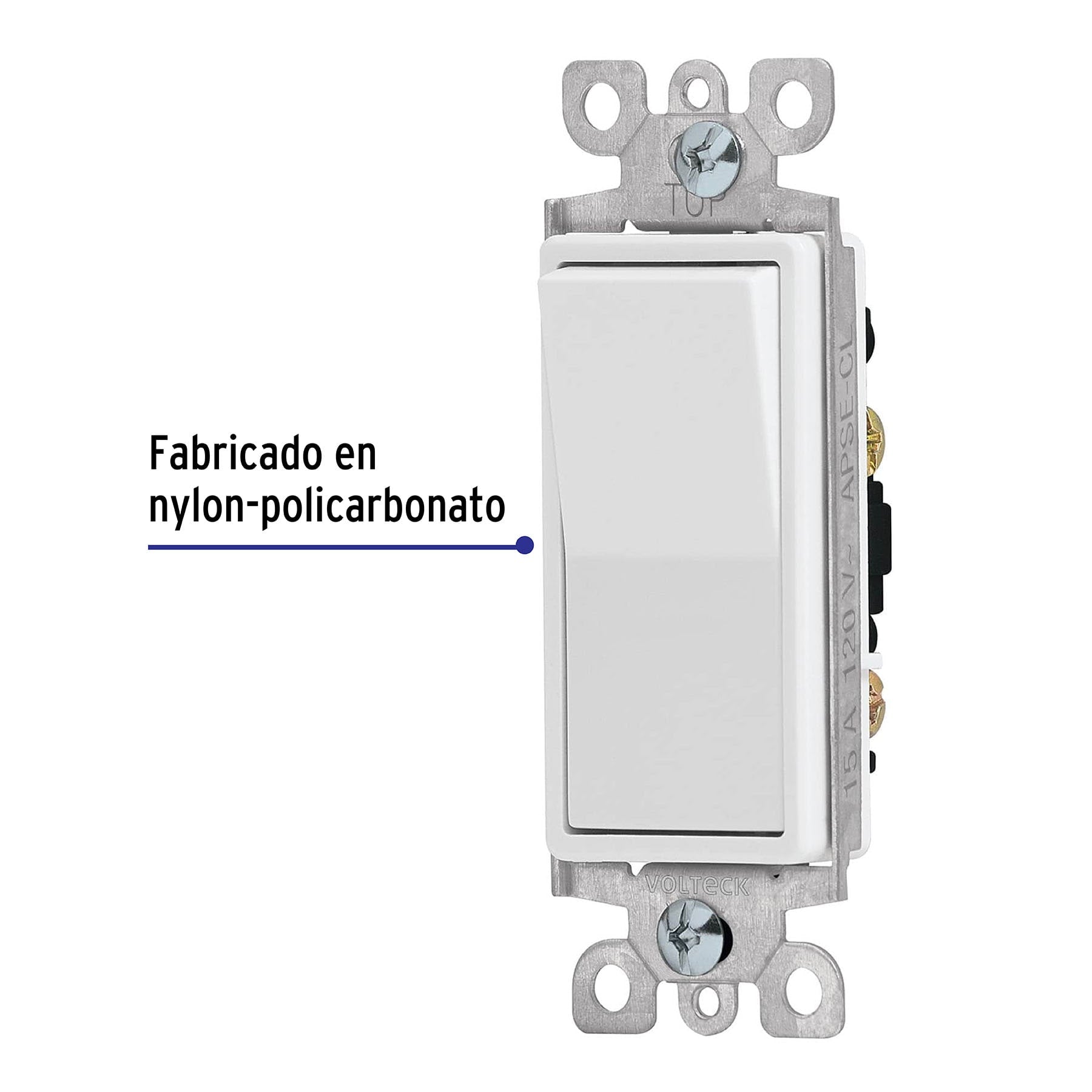 Interruptor sencillo, línea Classic, Volteck | APSE-CL | 46005