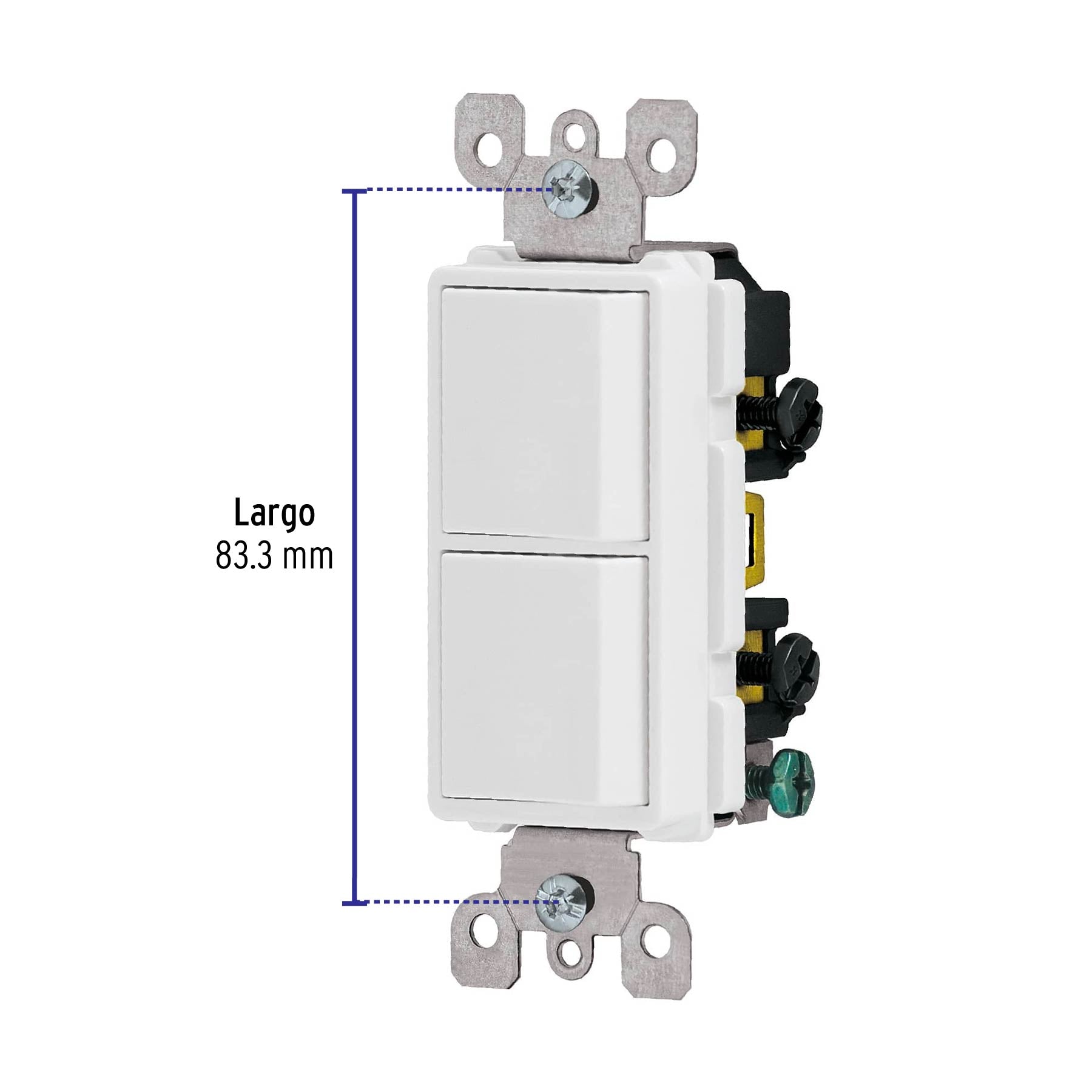 Interruptor dúplex, línea Classic, Volteck | APDO-CL | 46006