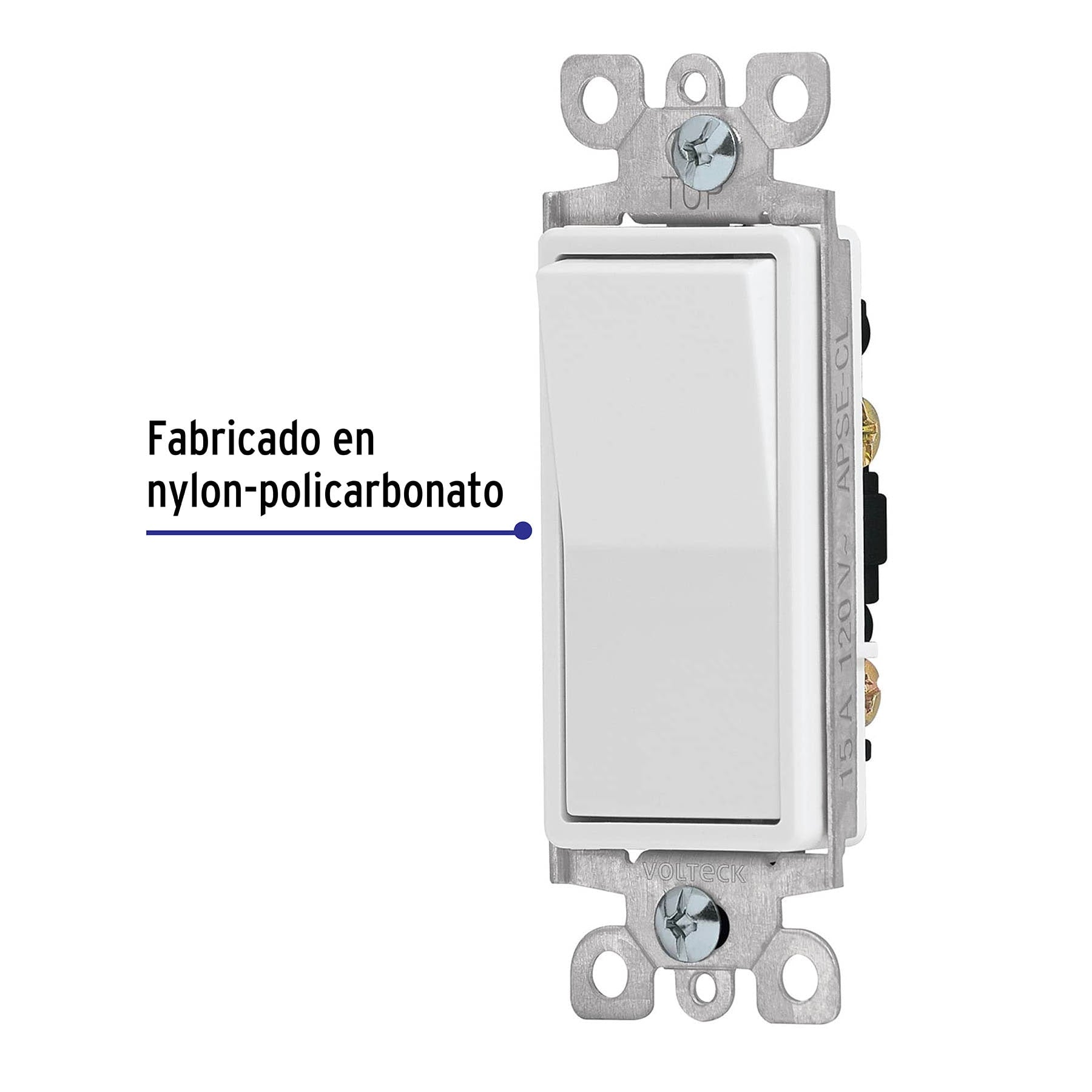 Interruptor de tres vías, línea Classic, Volteck | APSE-ECL | 46009