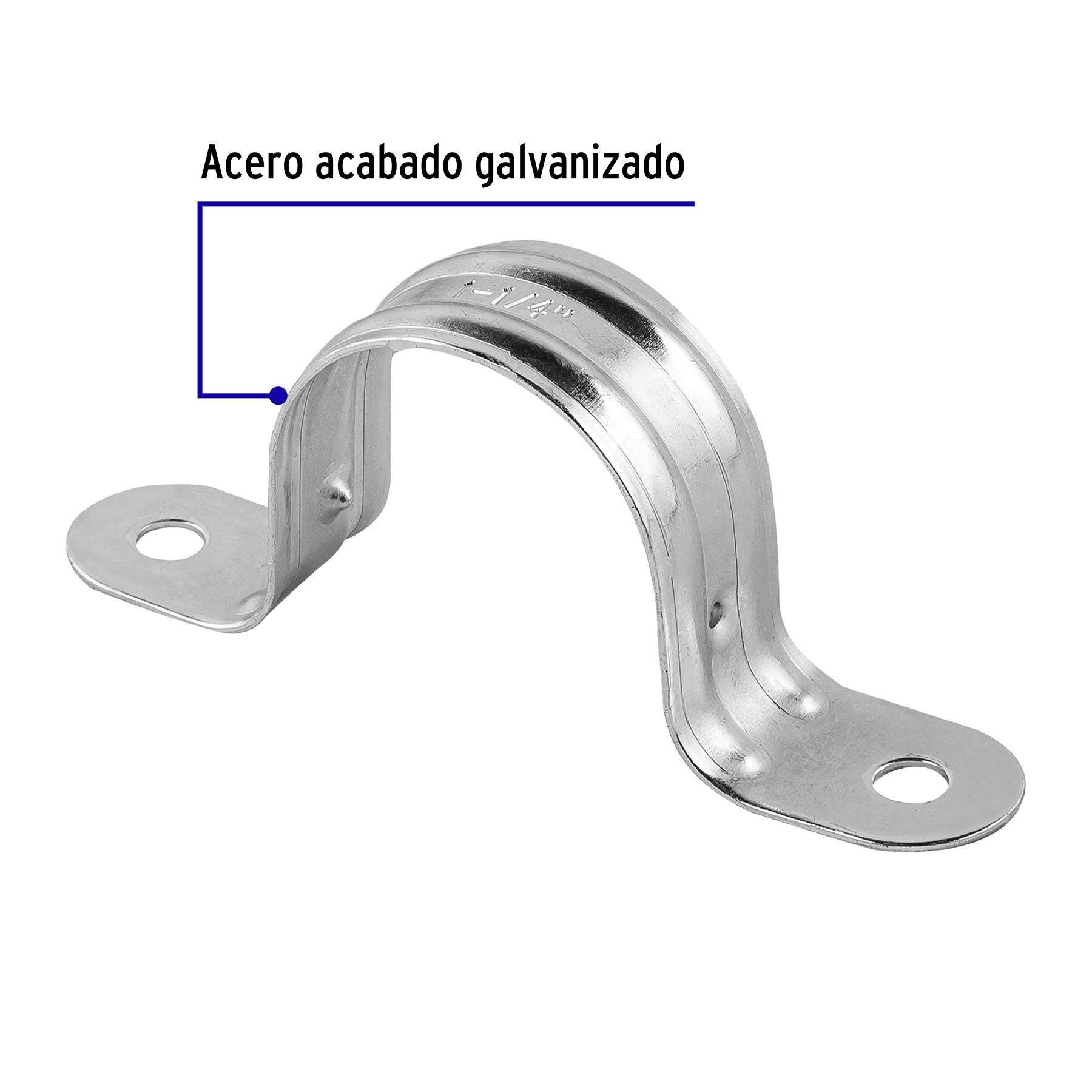 Bolsa c/5 abrazaderas tipo omega 1-1/4' p/tubo pared delgada | AO-114 | 46030