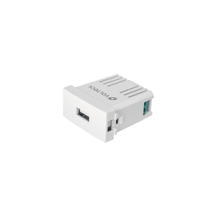 Cargador USB a la pared, 2.1A, línea Oslo, color blanco | CUSB-OB | 46086
