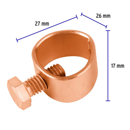 Conector para varilla a tierra, Volteck | CVT | 46125