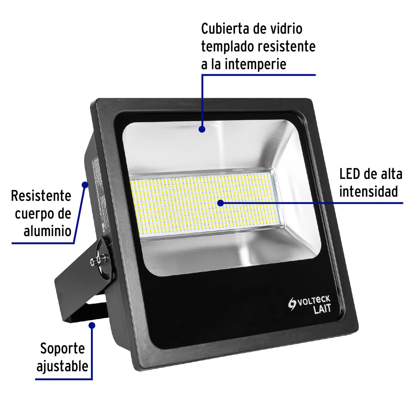 Reflector LED para exteriores 200W 6500K, VOLTECK | REF-306L | 46127