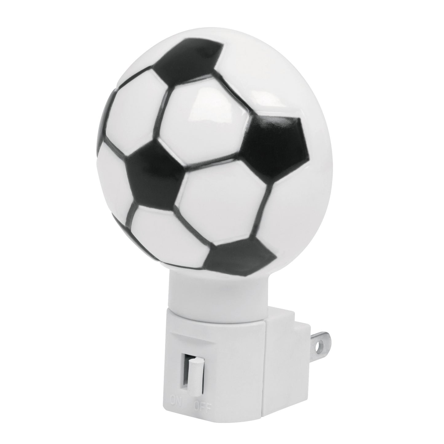 Luz de noche con lámpara E12, balón soccer, Volteck | LUZ-04 | 46133