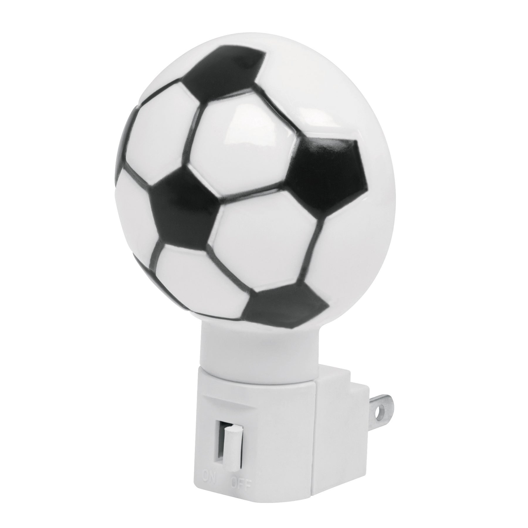 Luz de noche con lámpara E12, balón soccer, Volteck | LUZ-04 | 46133