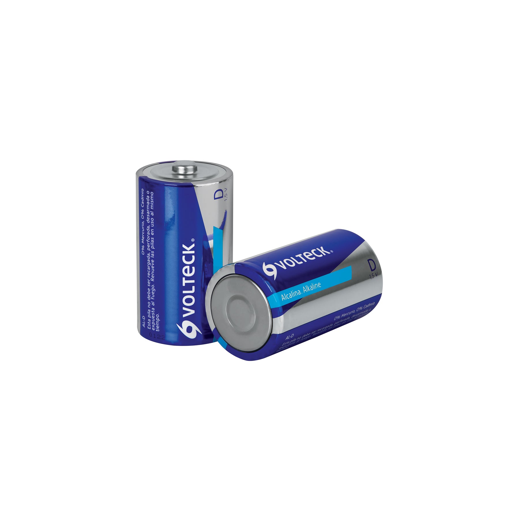 Blíster con 2 pilas alcalinas D, VOLTECK | AL-D | 46318