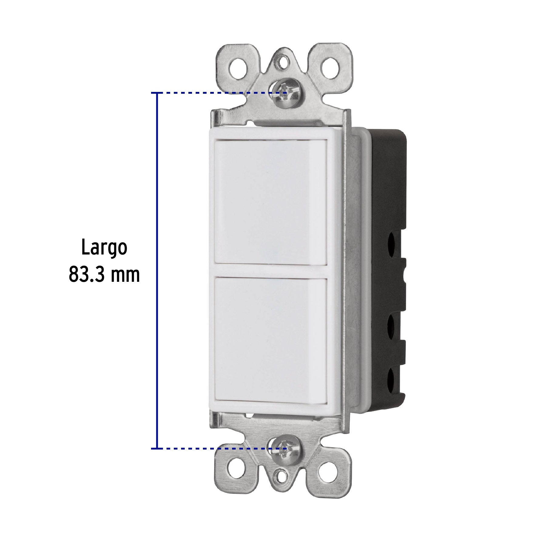 Interruptor dúplex, 1 sencillo y 1 de 3 vías, línea Classic | APDO-CLP | 46337