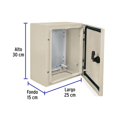 Gabinete metálico, 300 x 250 mm, VOLTECK | GAME-3025 | 46381