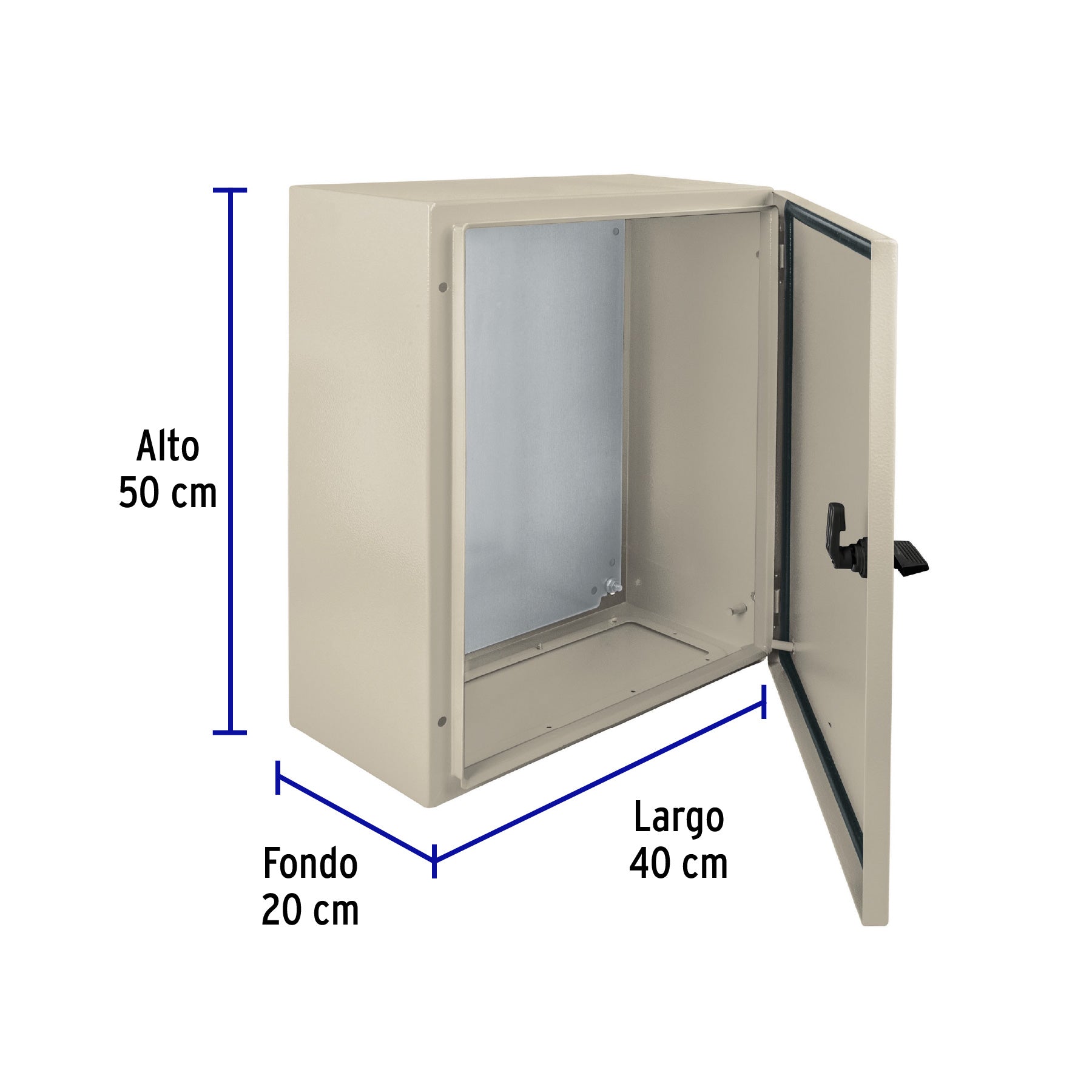 Gabinete metálico, 500 x 400 mm, VOLTECK | GAME-5040 | 46385
