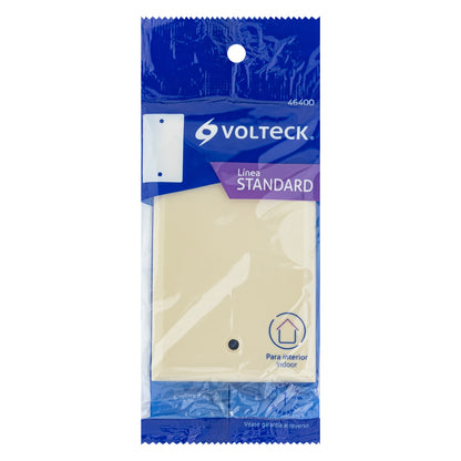 Placa de ABS ciega, Standard, marfil, Volteck | PPCI-S | 46400