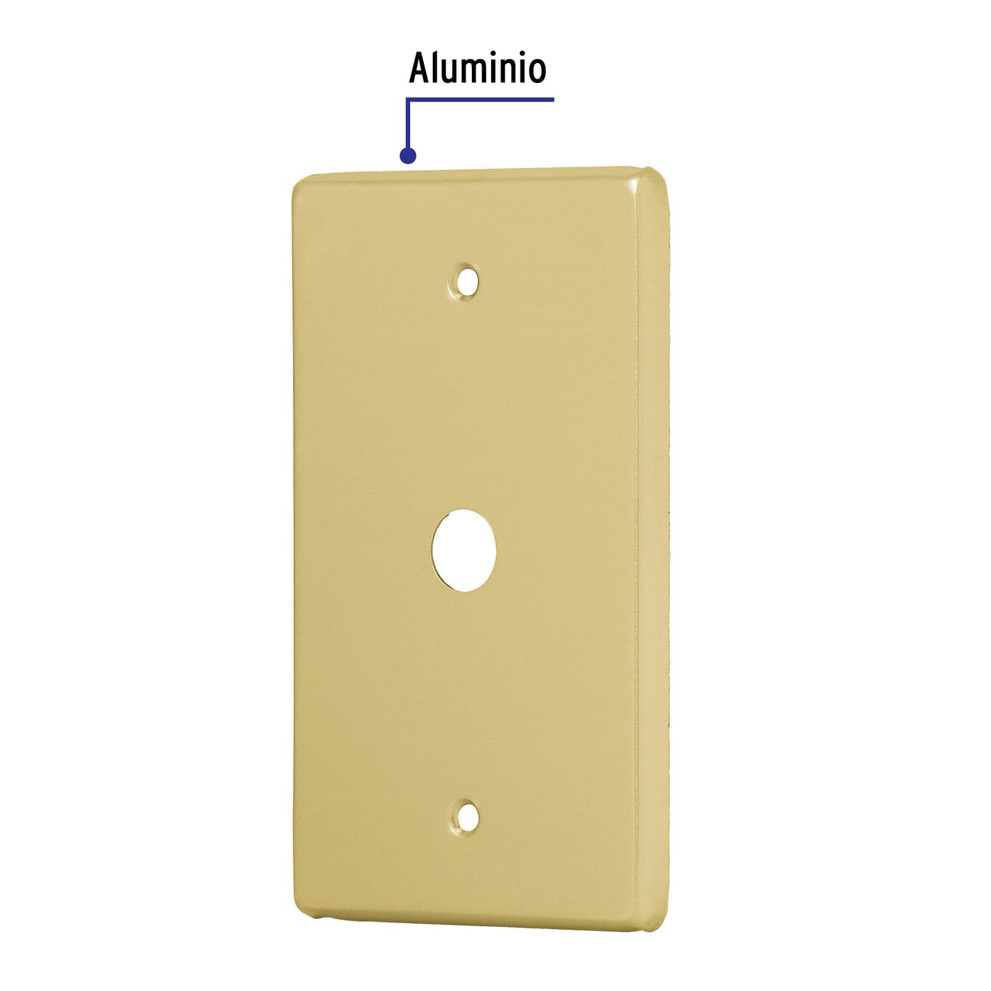 Placa pasacable de aluminio, línea Standard, Volteck | PAAN-S | 46404