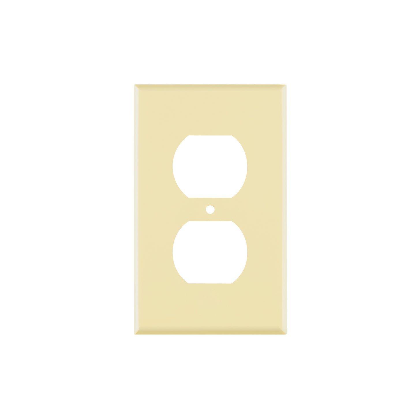 Placa de ABS dúplex, Standard, marfil, Volteck | PPDO-S | 46406