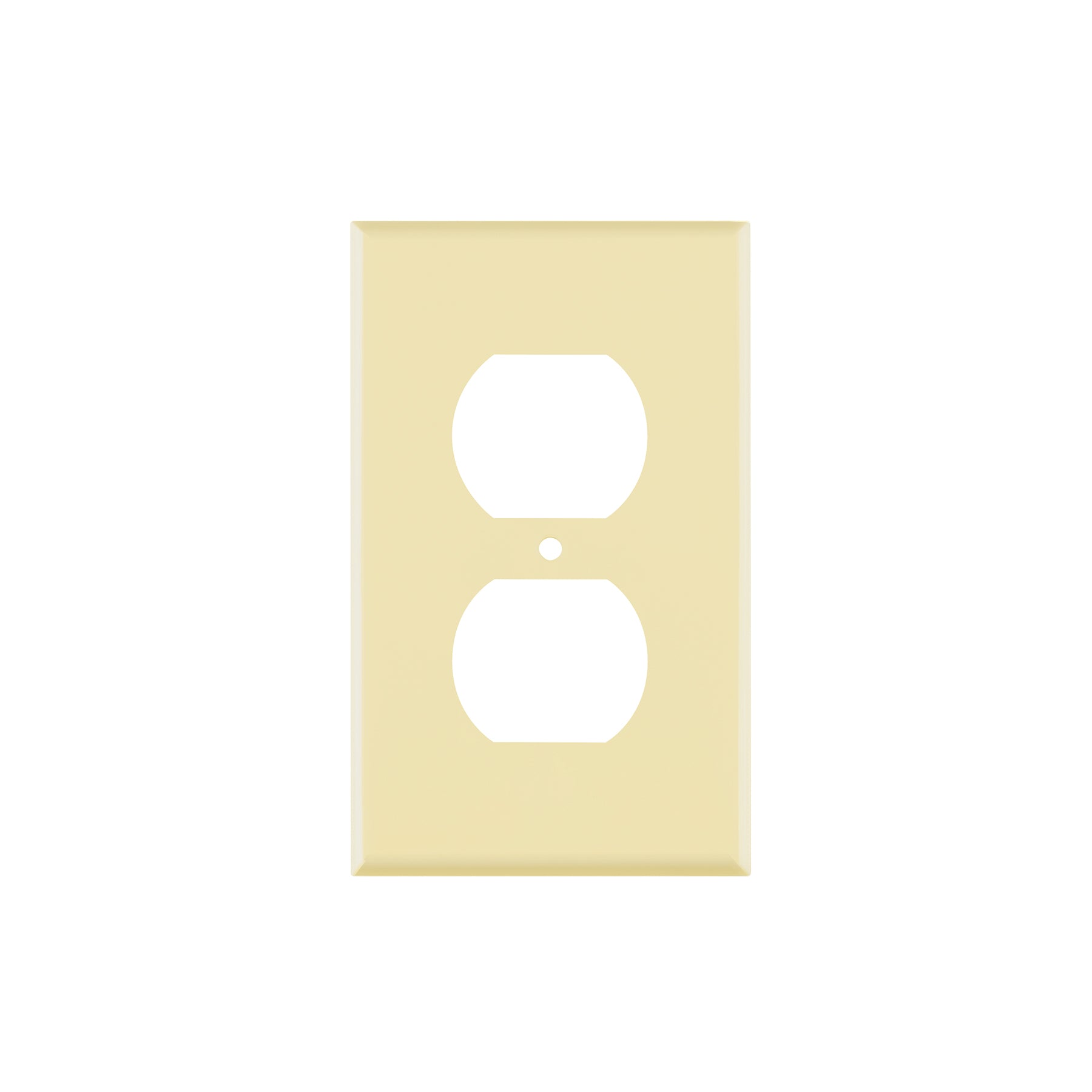 Placa de ABS dúplex, Standard, marfil, Volteck | PPDO-S | 46406