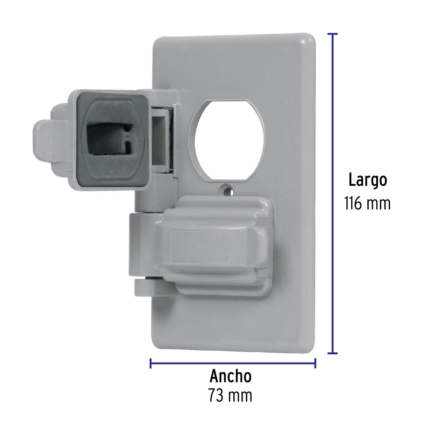 Placa dúplex de policarbonato para intemperie,línea Standard | PPIN-DOS | 46410