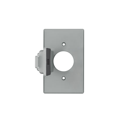 Placa contacto redondo, policarbonato,p/intemperie, Standard | PPIN-SES | 46411