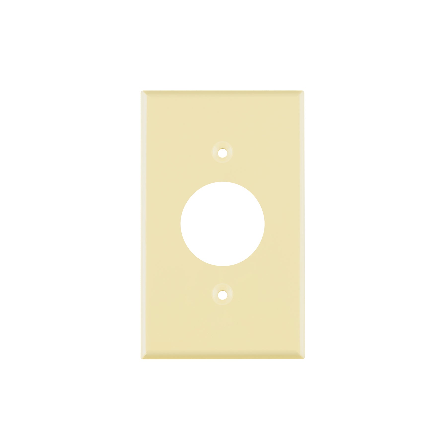 Placa de ABS para contacto redondo, Standard, marfil | PPSE-S | 46412