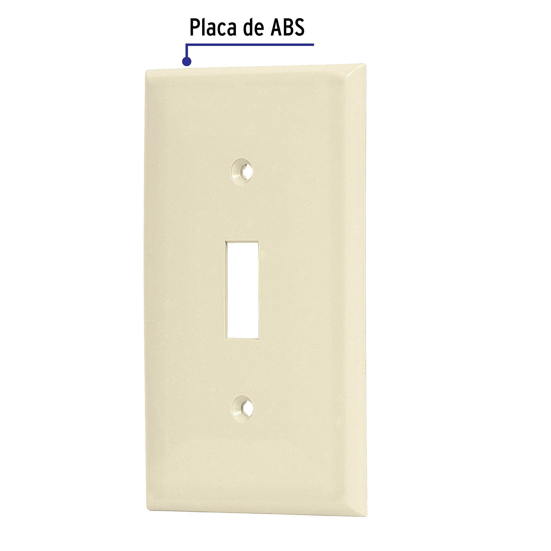 Placa de ABS para interruptor vertical, Standard, marfil | PPAP-S | 46415