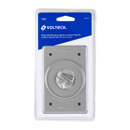 Placa para intemperie tipo FS, sencilla, de sobreponer | PAFSE-S | 46431
