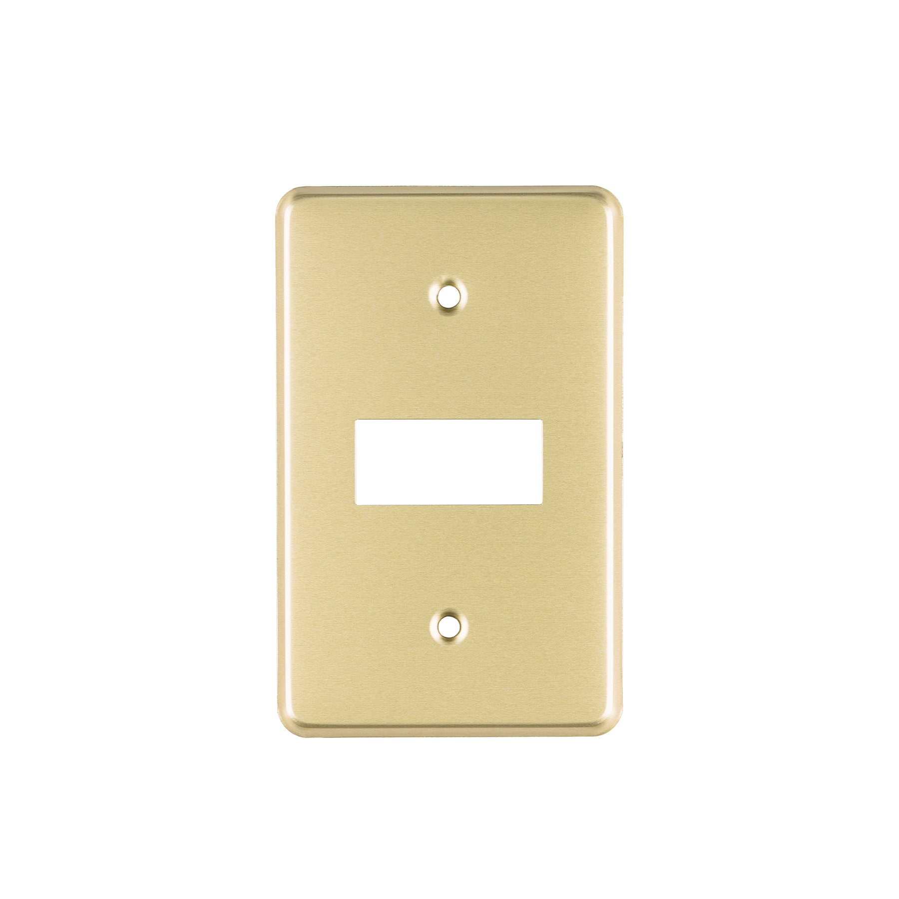 Placa 1 módulo, de aluminio, línea Económica, Volteck | PASE-E | 46435