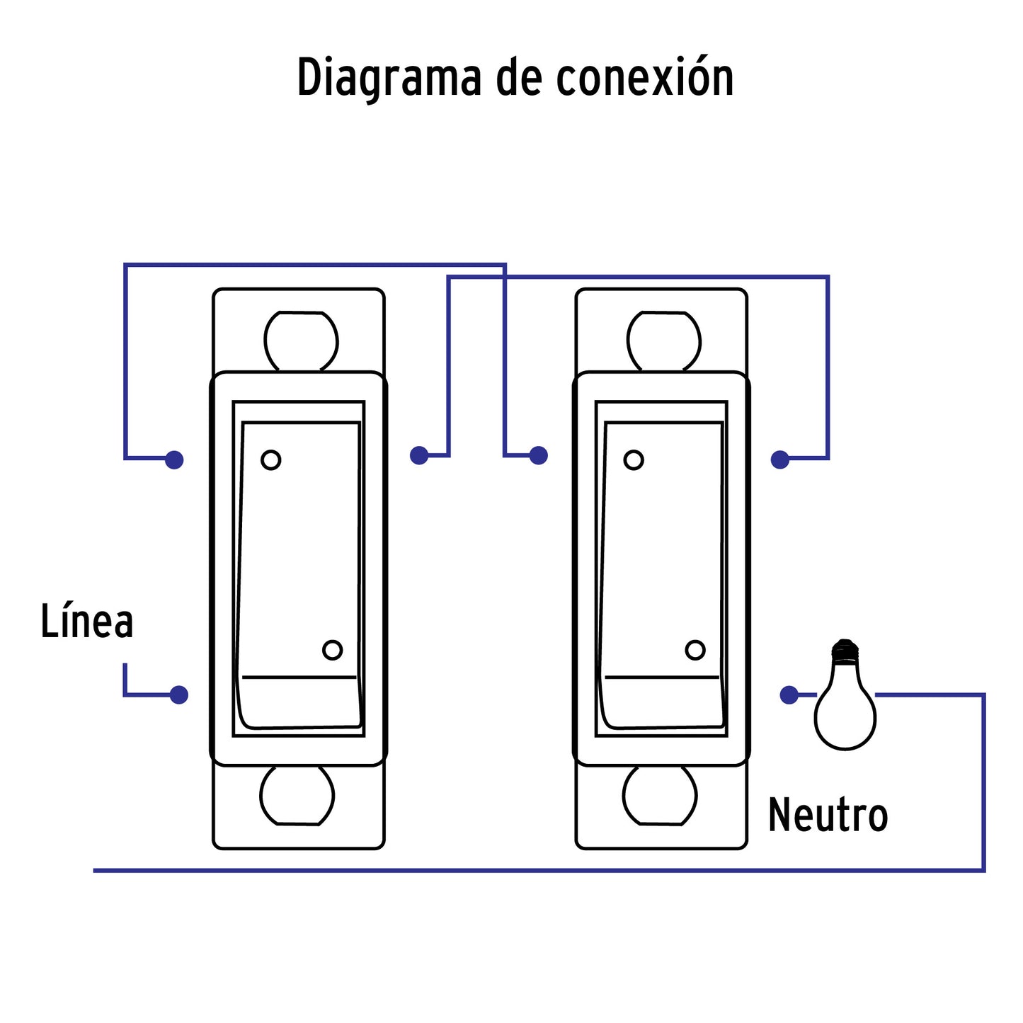 Interruptor de 3 vías, línea Económica, Volteck | APSE-EE | 46440