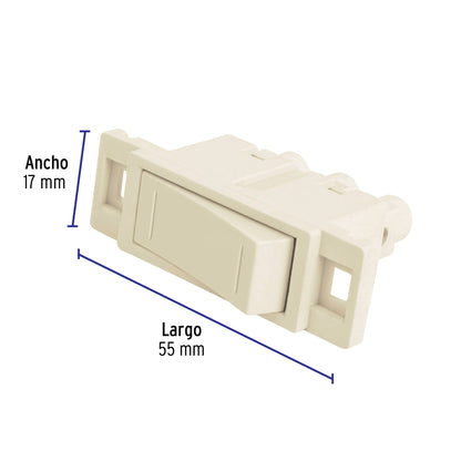Interruptor de 3 vías, línea Económica, Volteck | APSE-EE | 46440