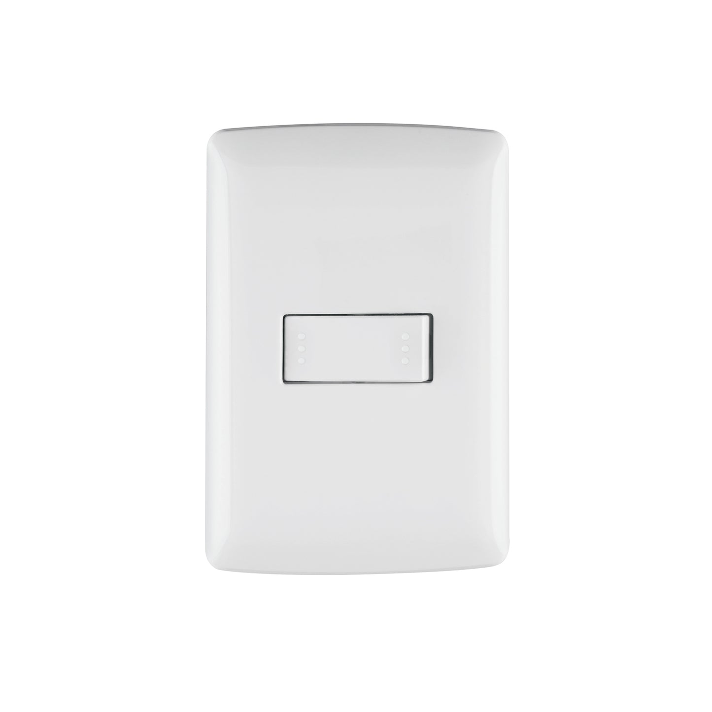 Placa armada 1 interruptor escalera, blanco, línea Italiana | PA-APSE-EIB | 46460