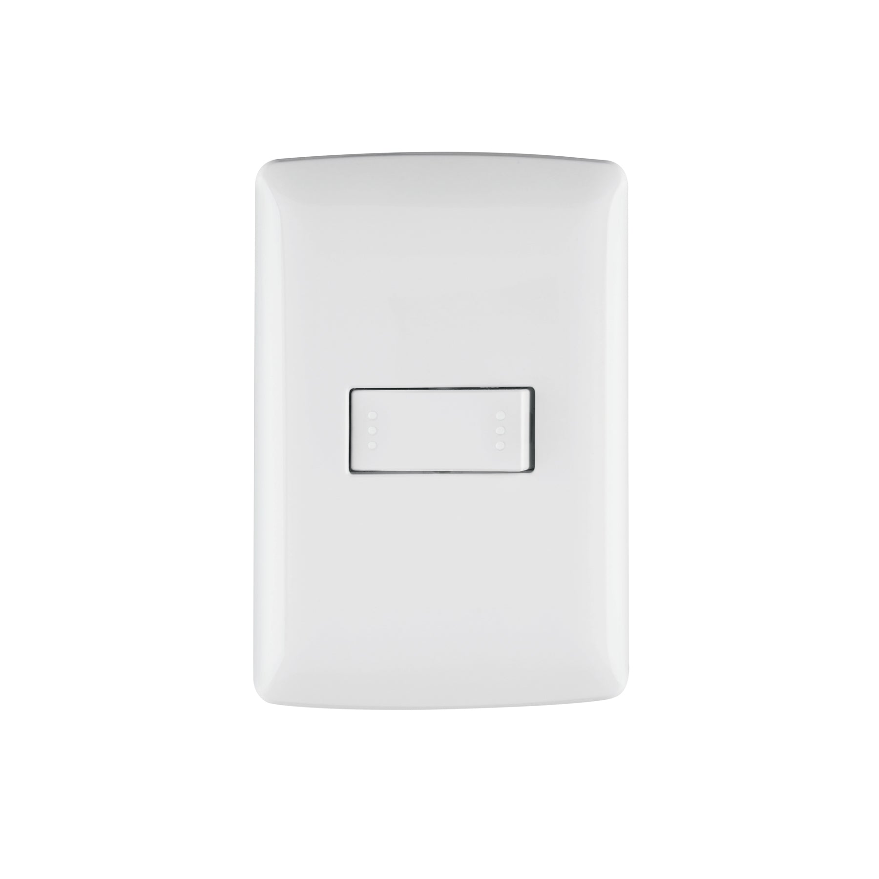 Placa armada 1 interruptor escalera, blanco, línea Italiana | PA-APSE-EIB | 46460