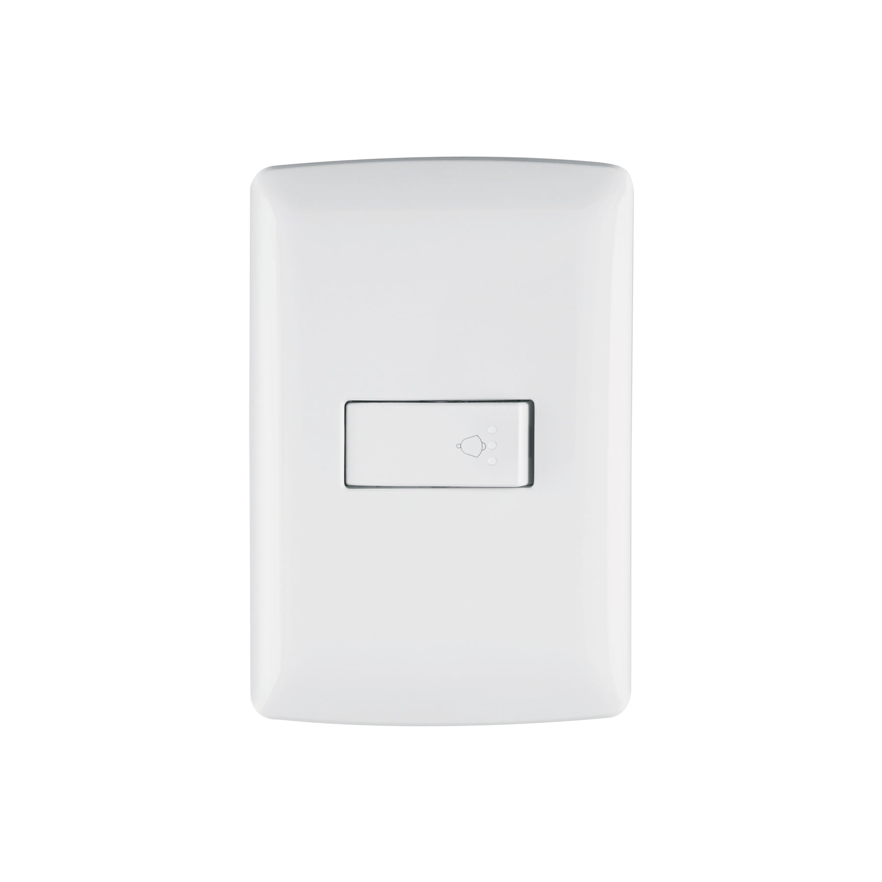 Placa armada con timbre, blanco, línea Italiana., Volteck | PA-TI-IB | 46465