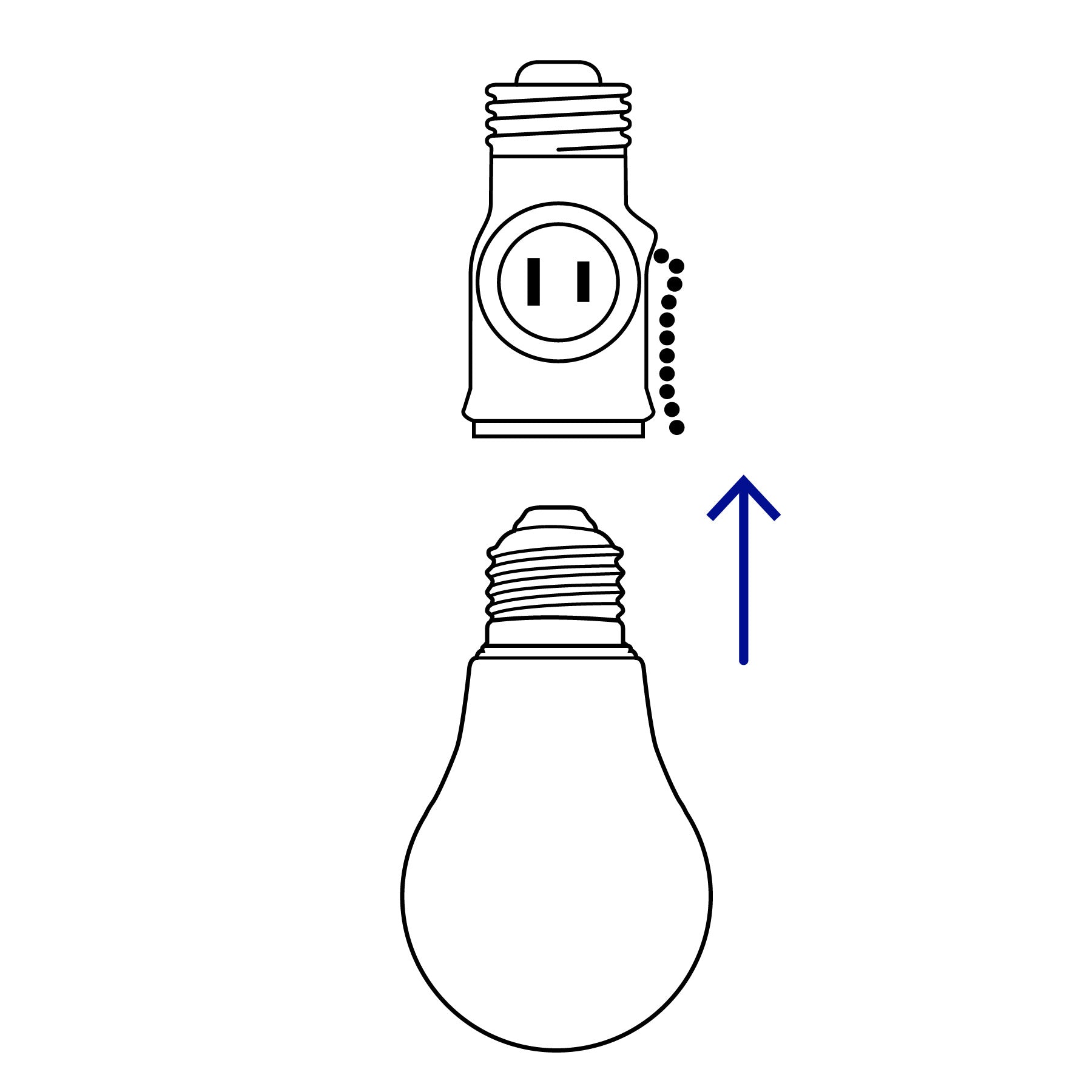 Portalámpara de baquelita, con interruptor de cadena,Volteck | POBA-17 | 46515