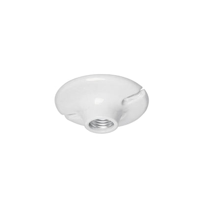 Portalámpara de porcelana, 4-1/2', redonda, Volteck | POPO-18 | 46524