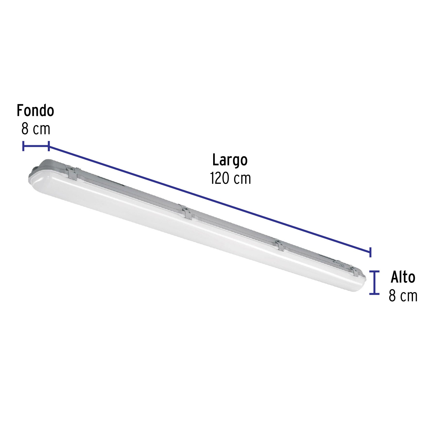 Luminario lineal de LED 36 W de sobreponer a prueba de vapor | VAP-001L | 46862