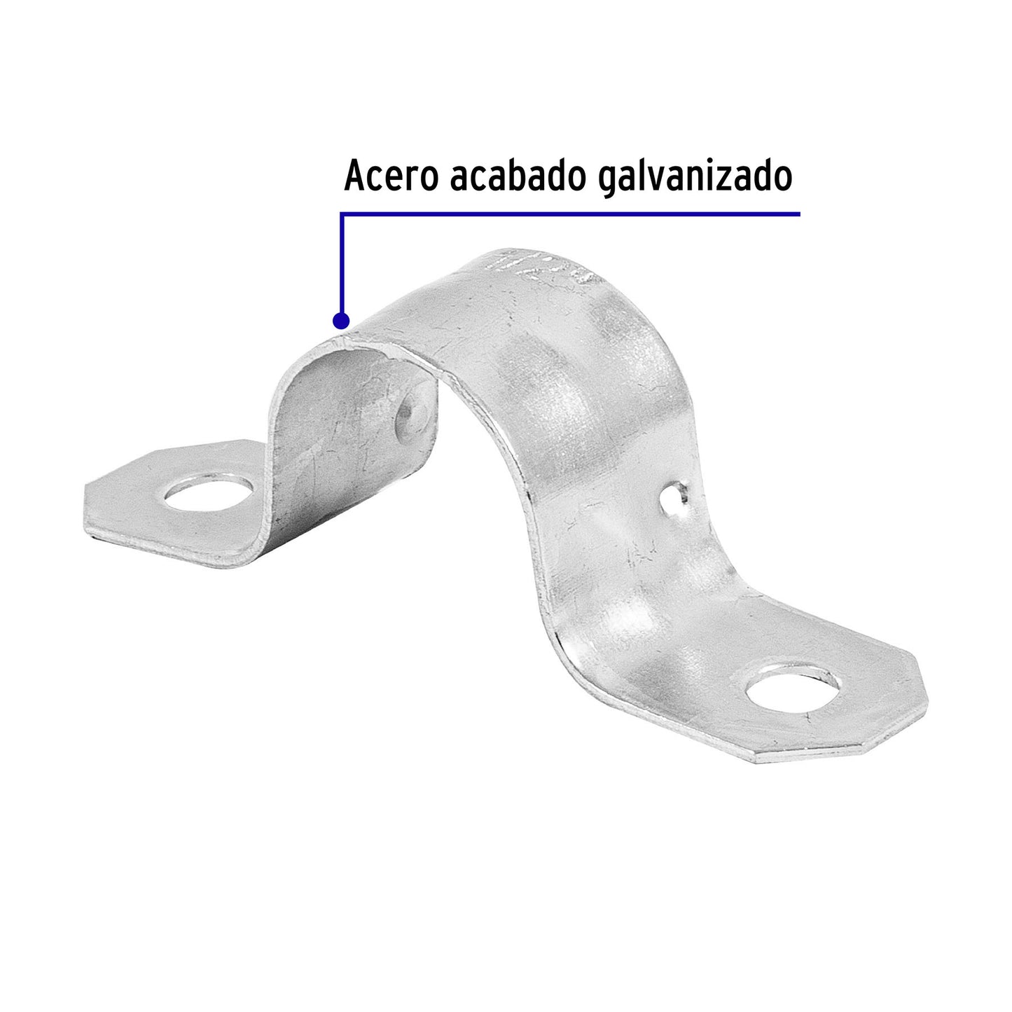 Bolsa c/10 abrazaderas tipo omega 1/2' p/tubo pared delgada | AO-1/2 | 46923