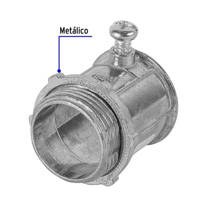 Conector conduit 3/4', Volteck | CONCO-3/4 | 46951